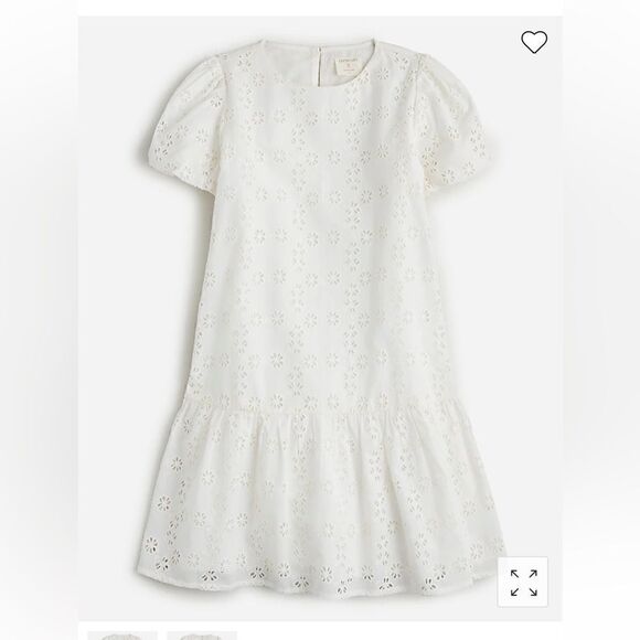 J. Crew Other - J. Crew Girls' puff-sleeve eyelet dress*